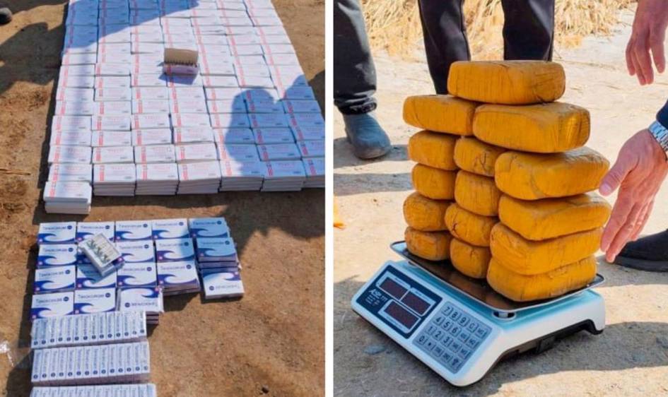 Farg‘onada chegara hududidan 55 kg giyohvandlik vositasi topildi